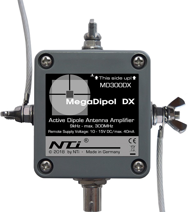 広帯域アクティブ受信アンテナ Megadipol MD-300DX